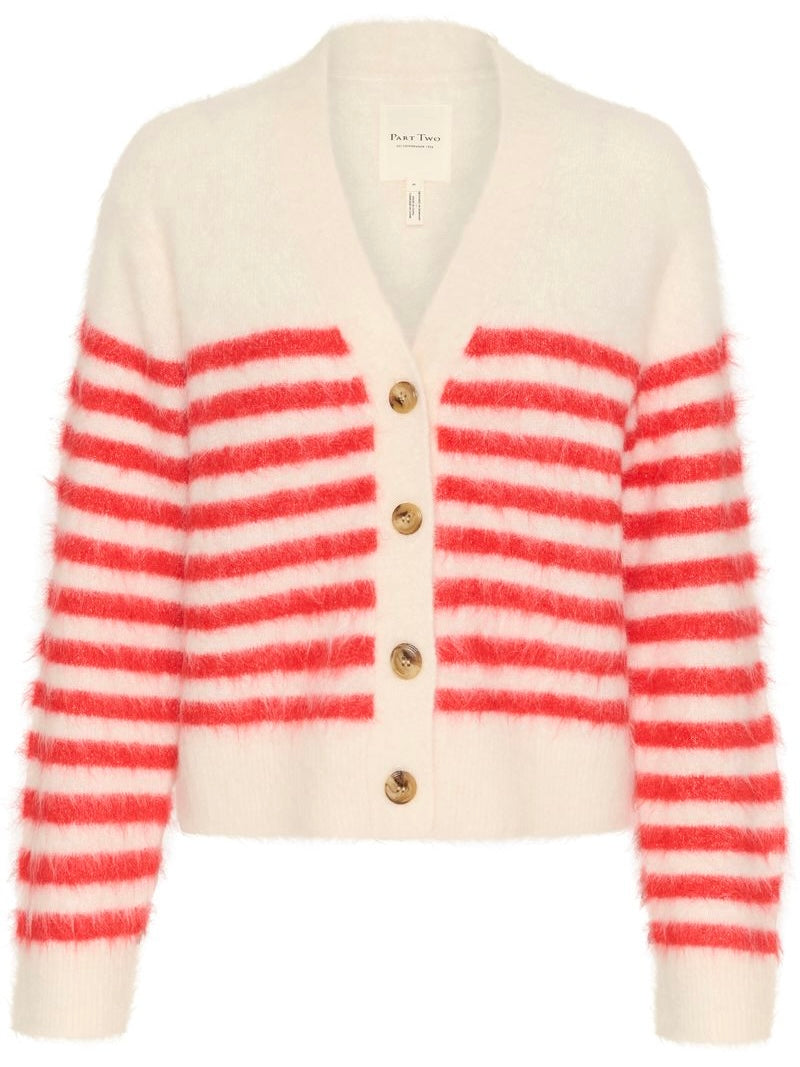 
                  
                    PART TWO PAKIZE CARDIGAN MARS RED STRIPE
                  
                