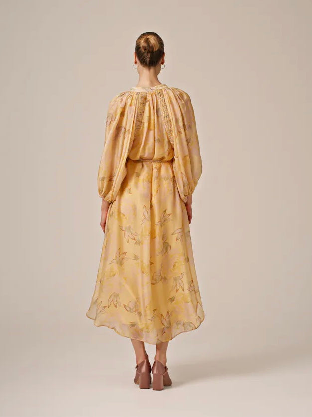 
                  
                    BY TIMO CUPRO SHIFT DRESS YELLOW ROSE
                  
                