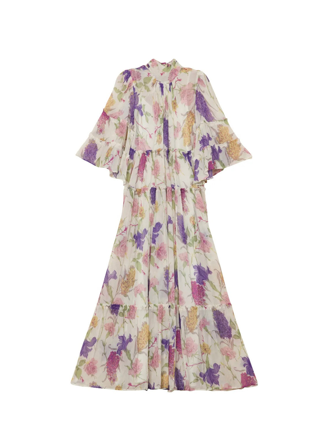 
                  
                    BY TI MO CHIFFON SHIFT DRESS FLOWER GARDEN
                  
                