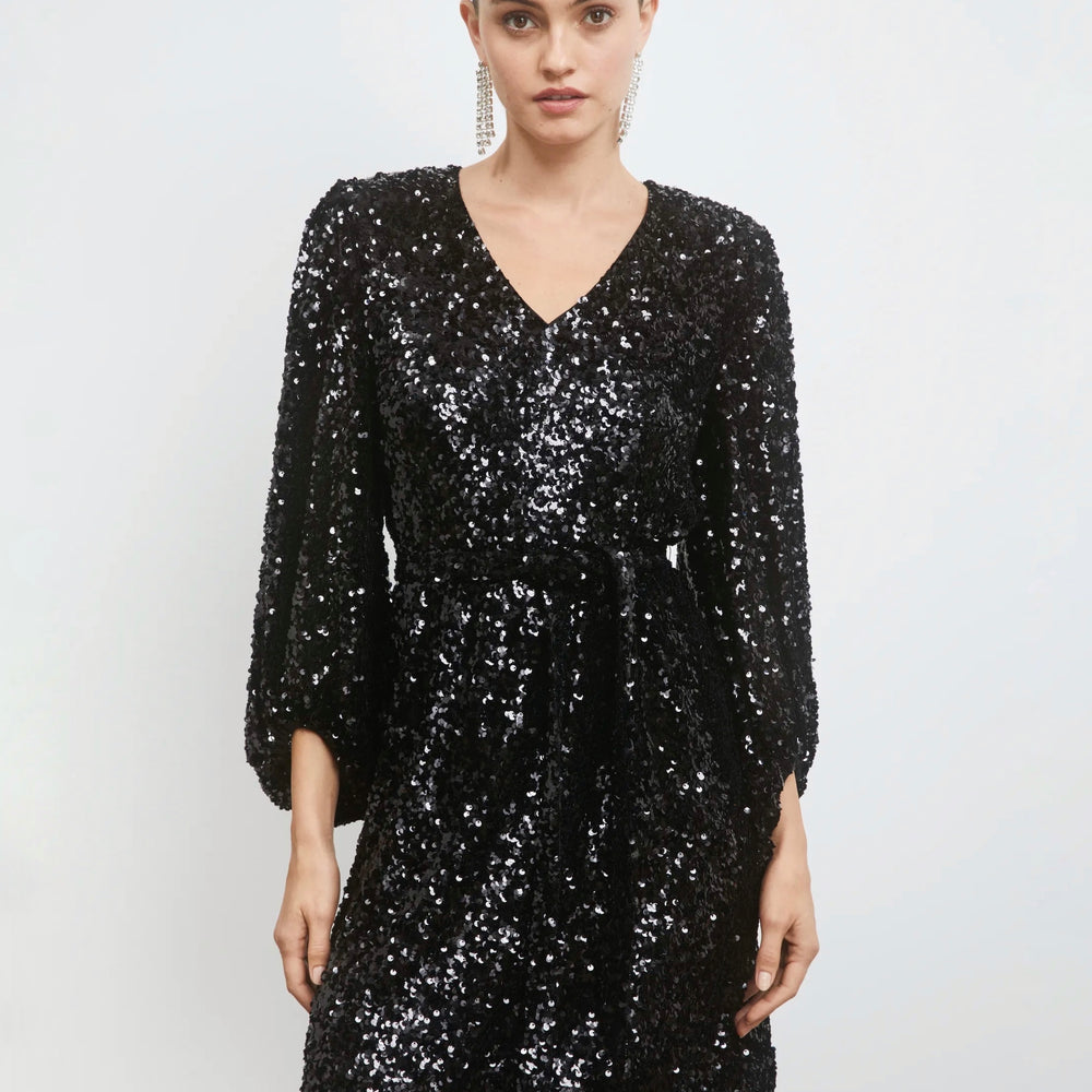 
                  
                    CAMILLA PIHL BIANCA SEQUIN DRESS BLACK
                  
                