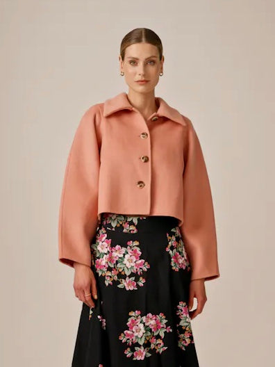 
                  
                    BY TIMO TAILORED CROPPED JACKET DUSTY PINK
                  
                