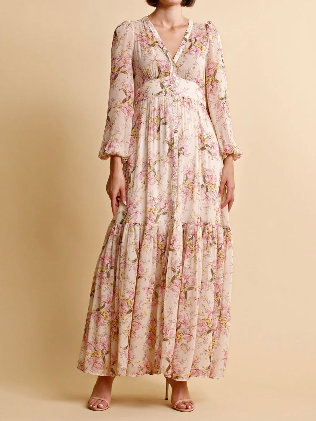 
                  
                    BY TI MO GEORGETTE MAXI DRESS VINTAGE LILIES
                  
                