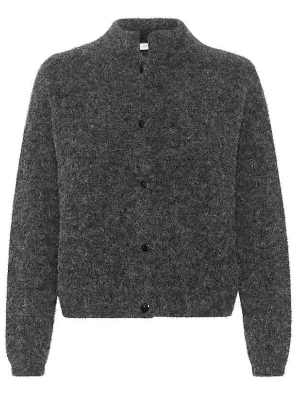 
                  
                    GESTUZ ALPHA SHORT CARDIGAN CHARCOAL MELANGE
                  
                