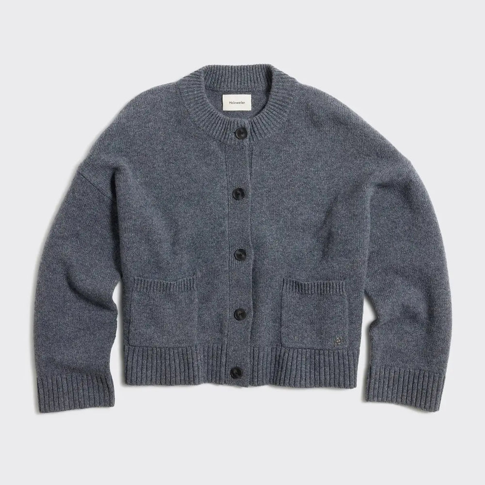 
                  
                    HOLZWEILER W WOOL WIDE CARDIGAN BLUE
                  
                