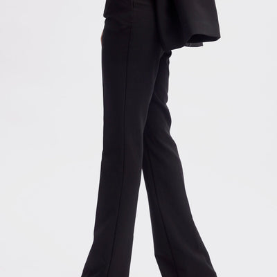 GESTUZ JOELLE FLARED PANTS BLACK