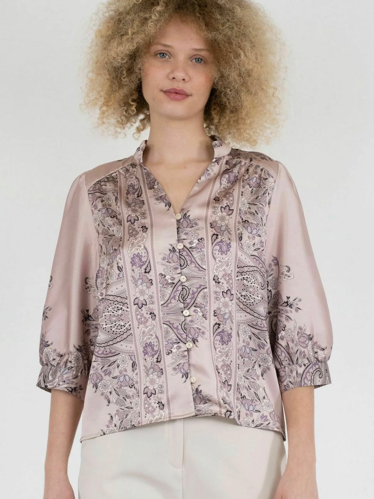 
                  
                    NEO NOIR ROSELLE PAISLEY BORDER BLOUSE DUSTY ROSE
                  
                