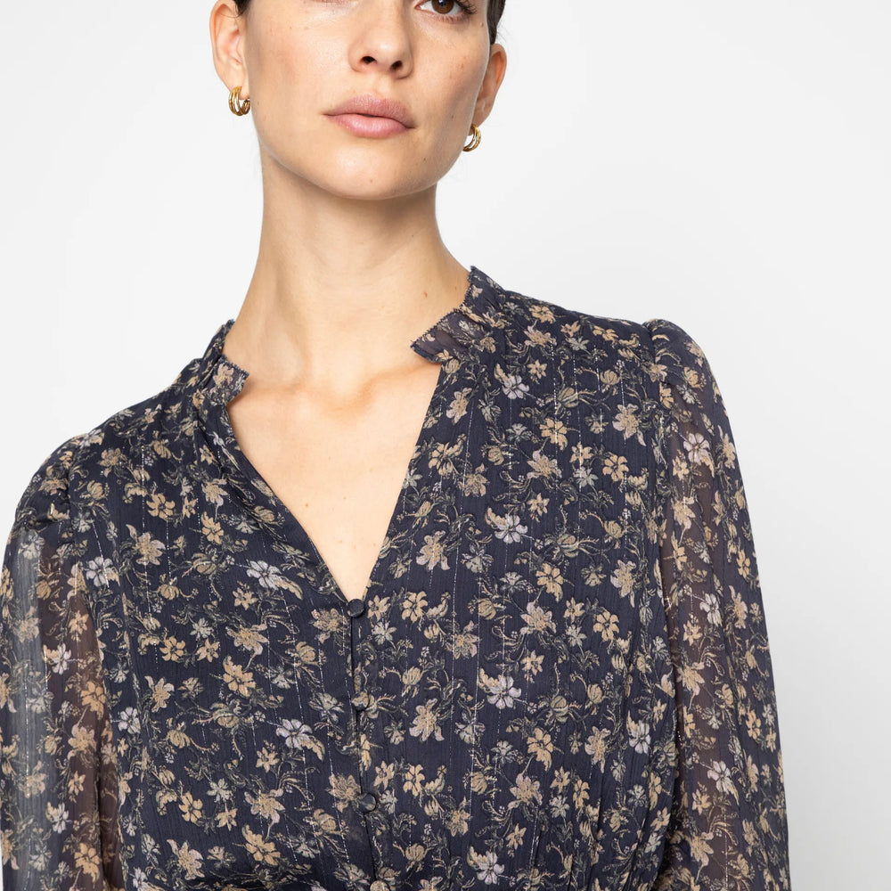 
                  
                    CAMILLA PIHL EIRA DRESS NAVY DAHLIA PRINT
                  
                