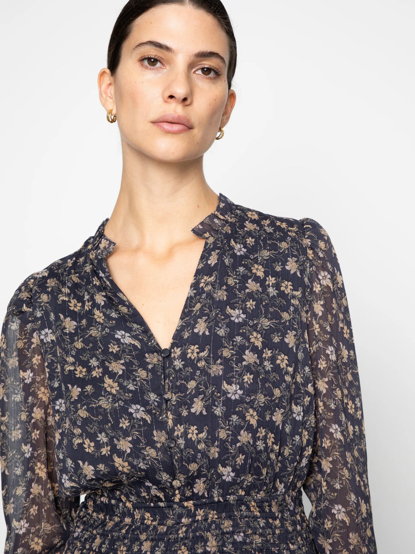 
                  
                    CAMILLA PIHL EIRA DRESS NAVY DAHLIA PRINT
                  
                