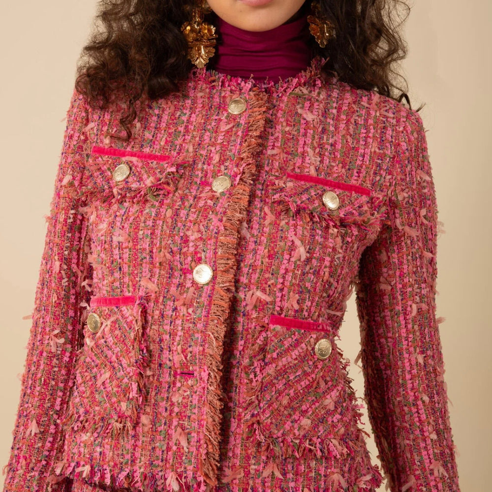 
                  
                    HALE BOB MALANI JACKET TWEED CORAL
                  
                