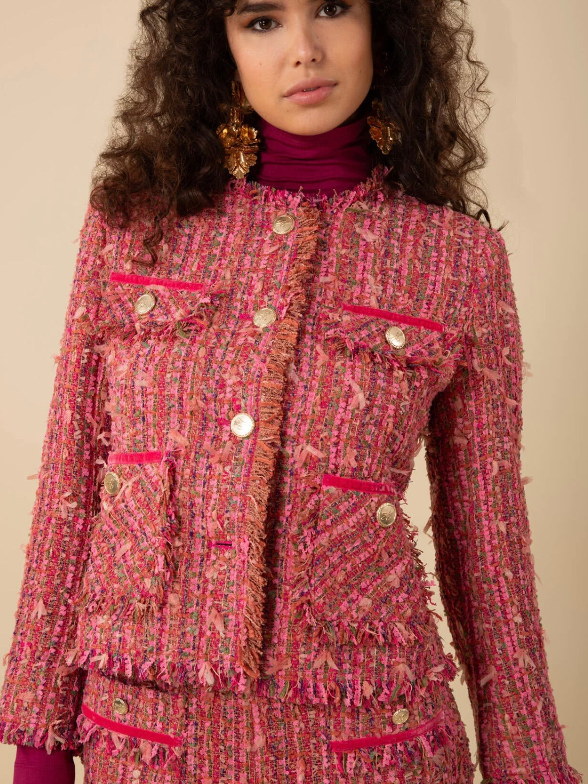 
                  
                    HALE BOB MALANI JACKET TWEED CORAL
                  
                