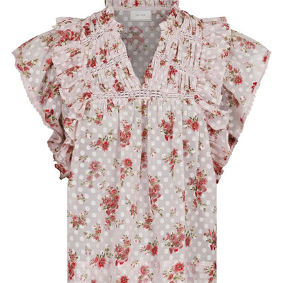 NEO NOIR JAYLA DREAMY ROSE TOP ROSE