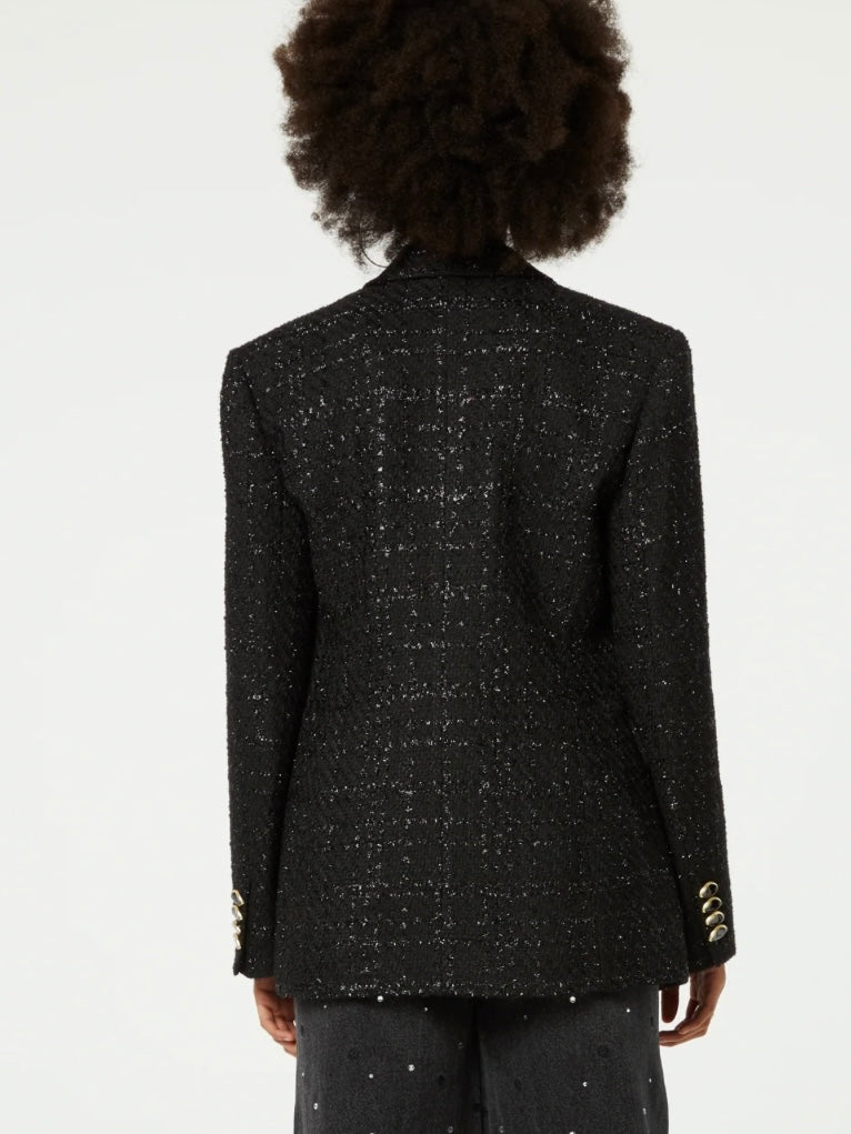 
                  
                    FABIENNE CHAPOT CHER TWEED BLAZER BLACK
                  
                