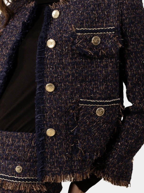 
                  
                    HALE BOB MALANI JACKET TWEED NAVY
                  
                