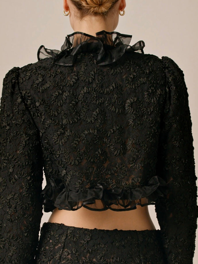 
                  
                    BY TI MO EMBROIDERED JACKET BLACK
                  
                