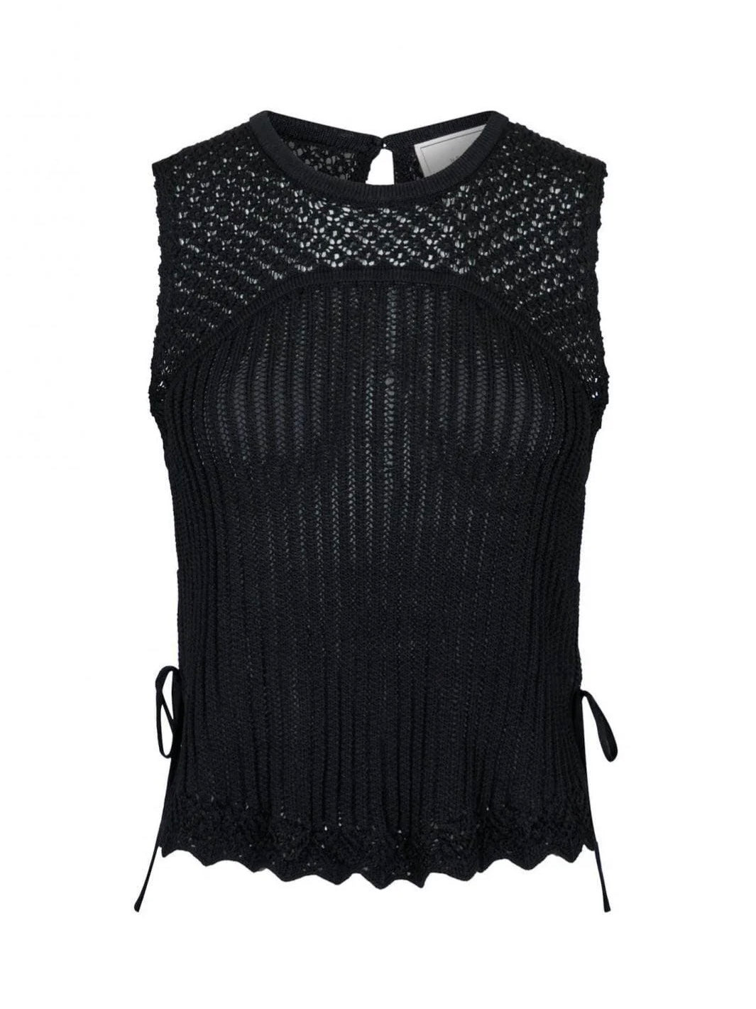 
                  
                    NEO NOIR CORAL KNIT TOP BLACK
                  
                