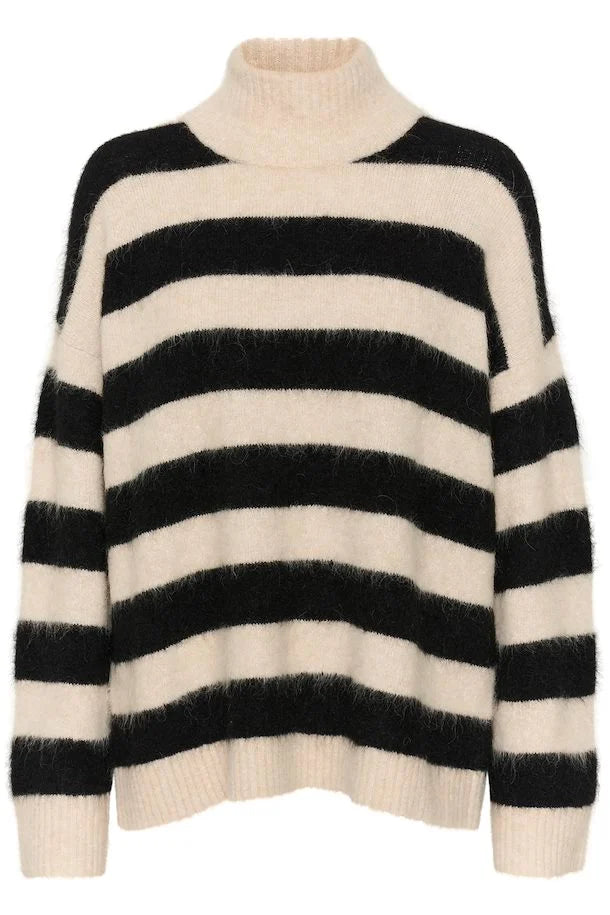 
                  
                    PART TWO LIEPA PULLOVER BLACK STRIPE
                  
                