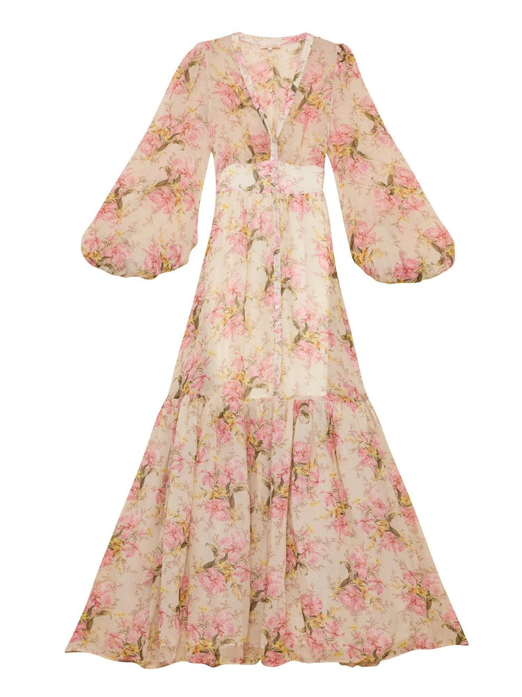 
                  
                    BY TI MO GEORGETTE MAXI DRESS VINTAGE LILIES
                  
                