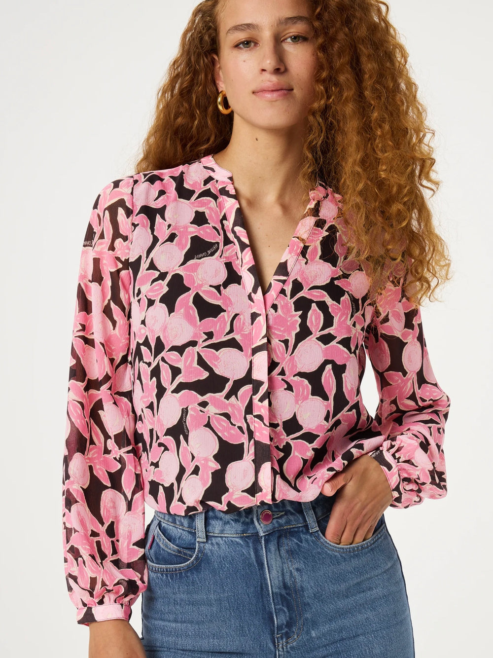 FABIENNE CHAPOT FRIDA BLOUSE  PINK RODEO PINK EDEN