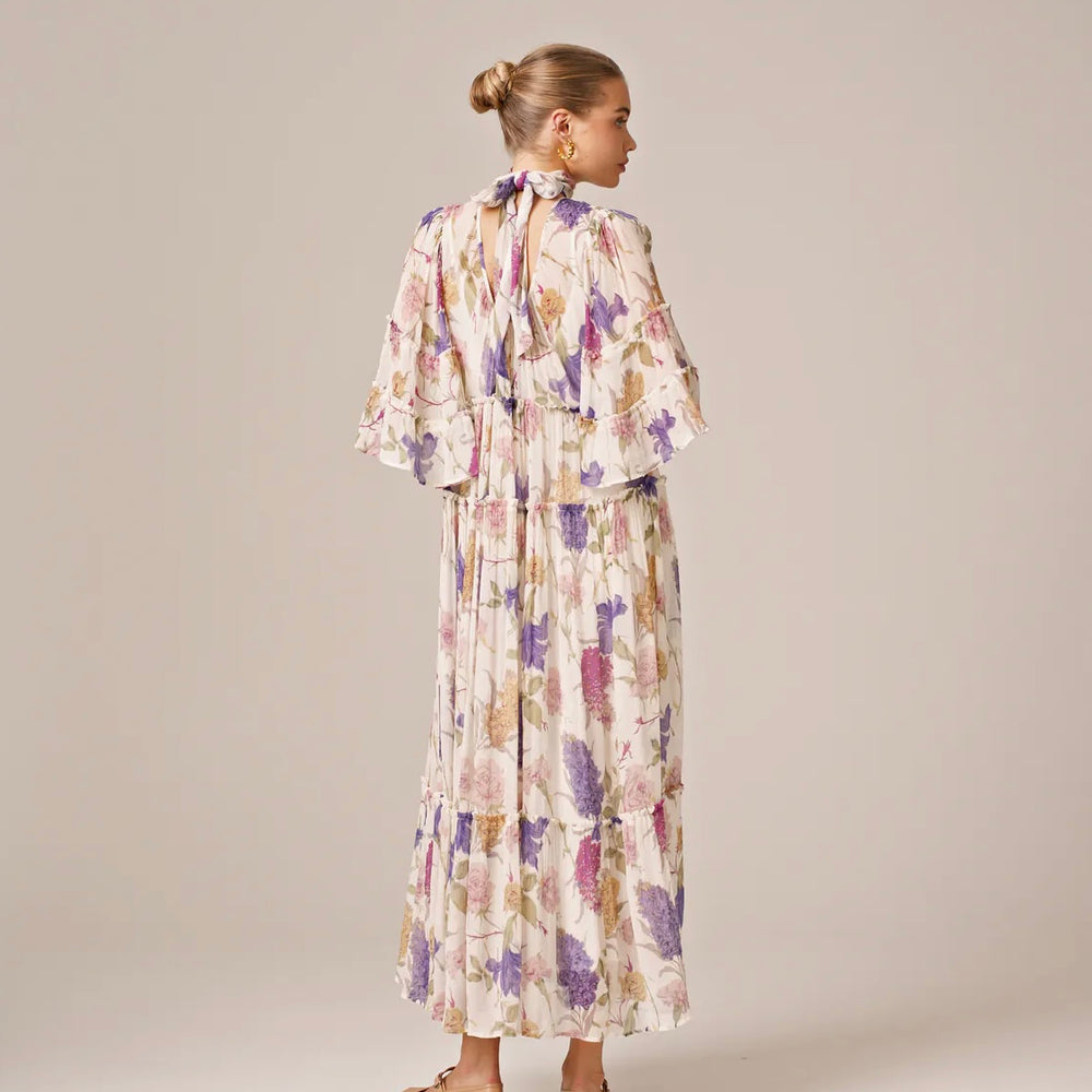 
                  
                    BY TI MO CHIFFON SHIFT DRESS FLOWER GARDEN
                  
                