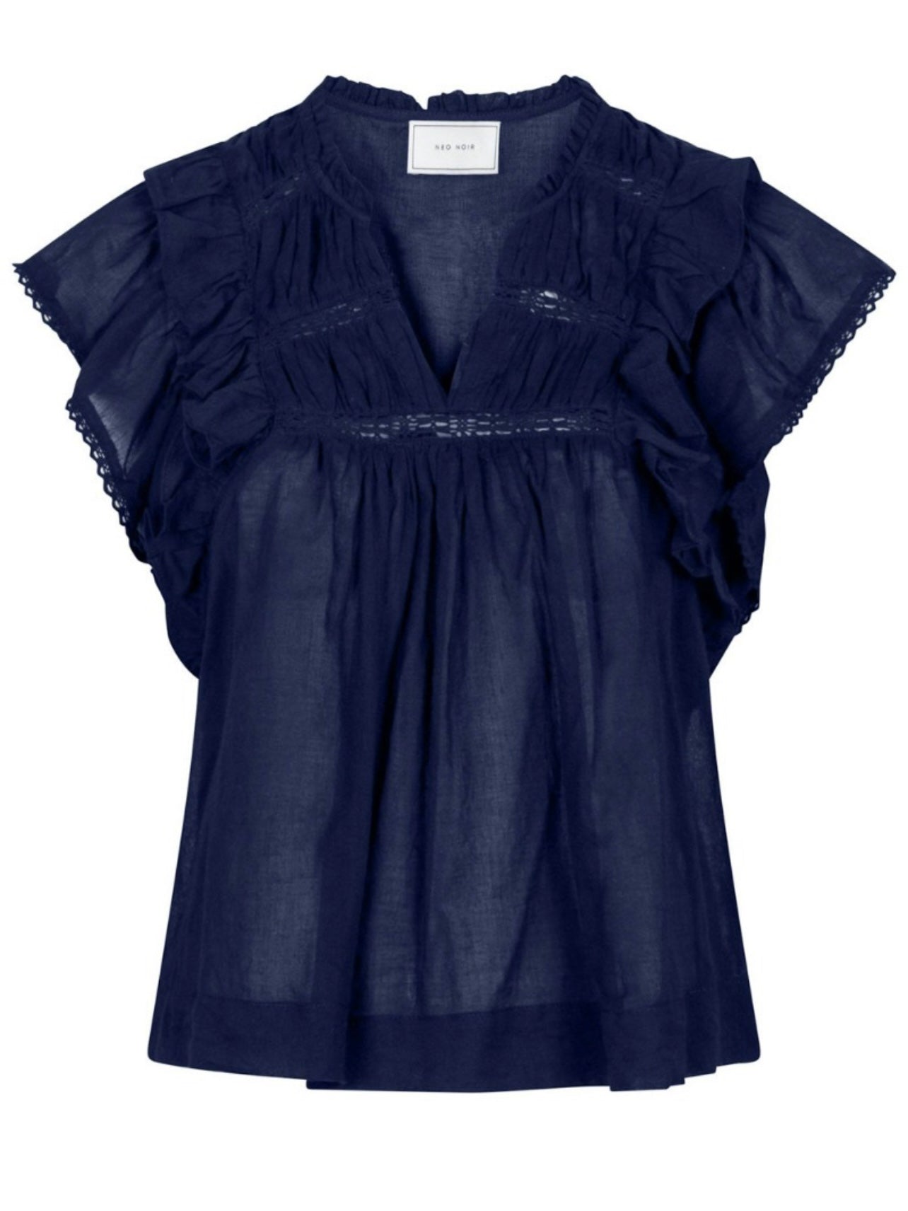 
                  
                    NEO NOIR JAYLA S VOILE TOP NAVY
                  
                