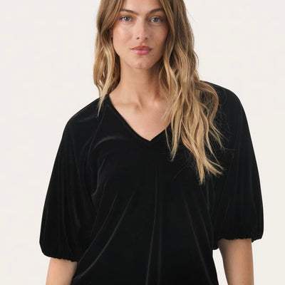 PART TWO METTY BLOUSE BLACK