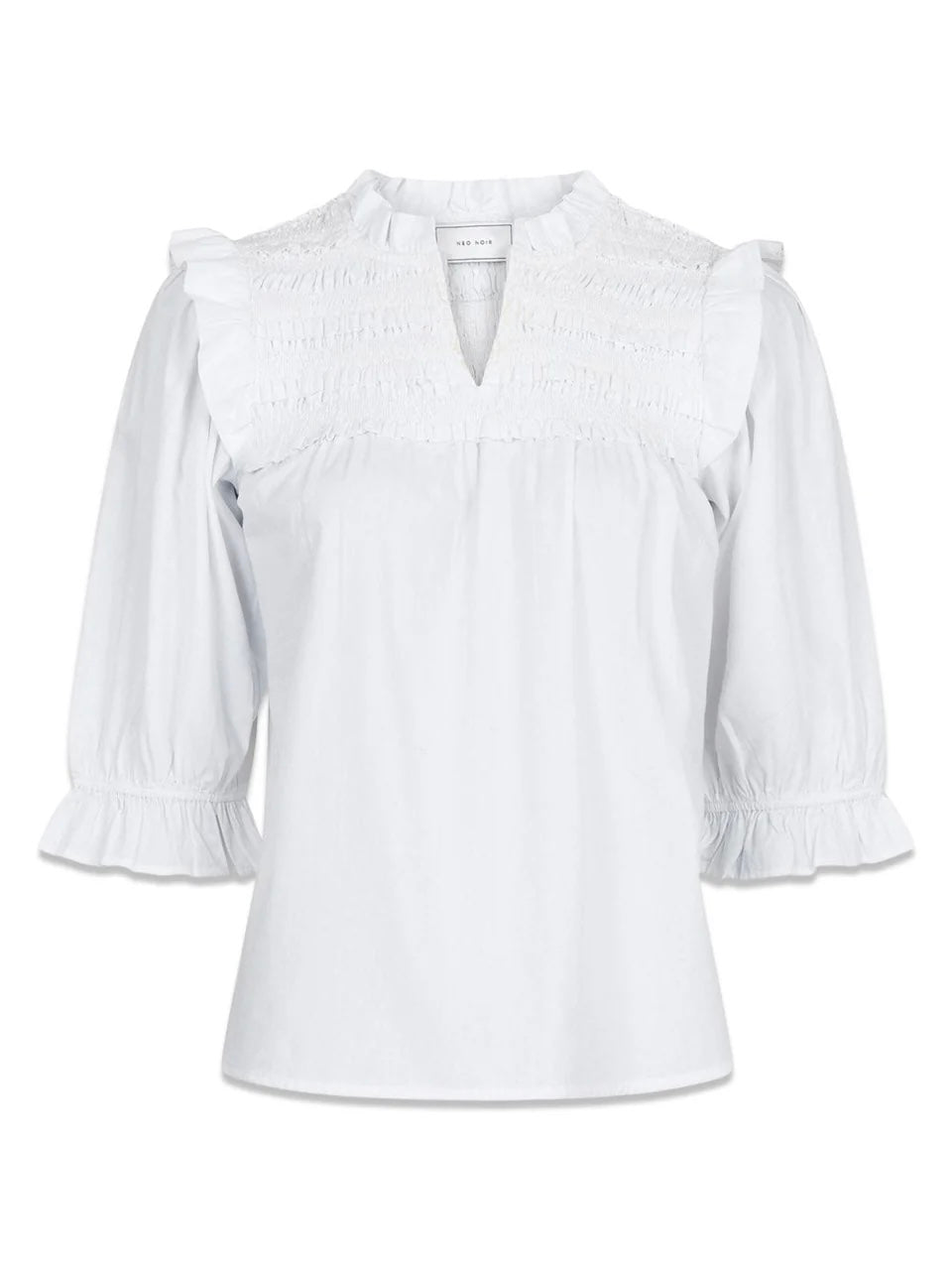 NEO NOIR MIRI C POPLIN BLOUSE WHITE