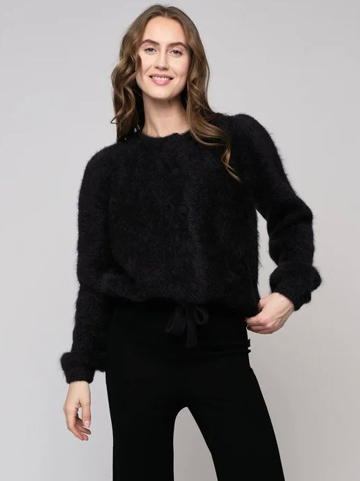 ELLA & IL FRANCA CHUNKY CARDIGAN BLACK