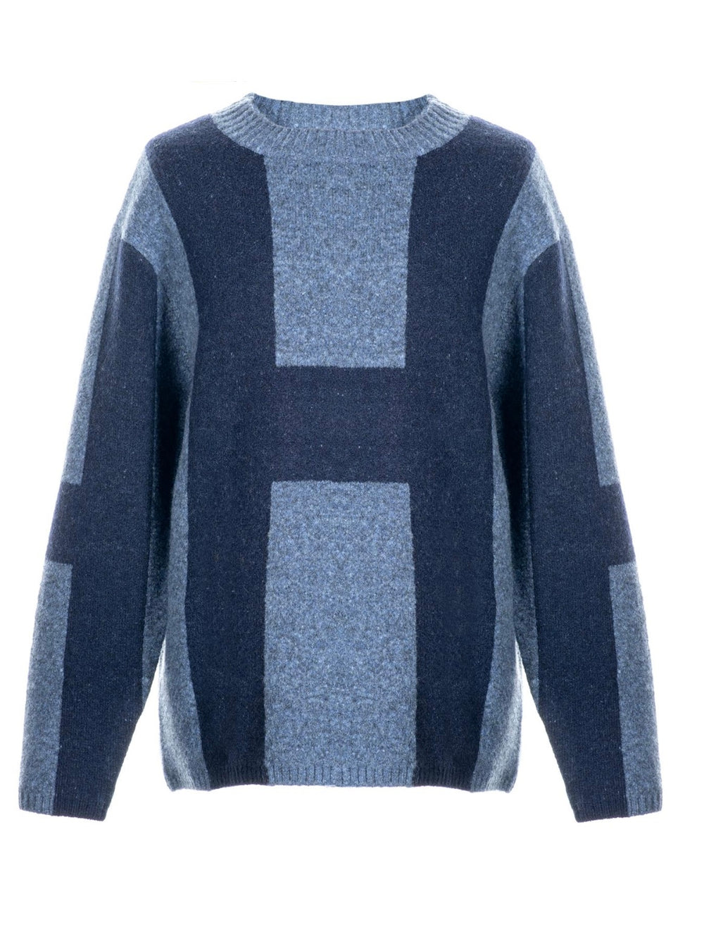 HEST HERRE ISAK SWEATER BLUE MELANGE