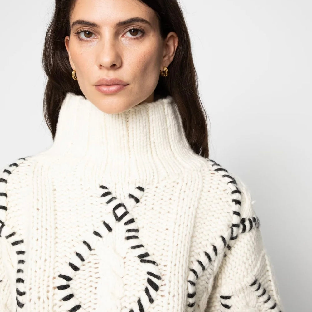 
                  
                    CAMILLA PIHL NEVA CABLE KNIT CREAM
                  
                