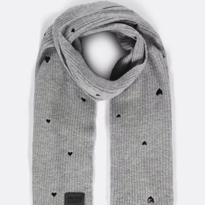 FABIENNE CHAPOT LIDIA SCARF GREY MELANGE