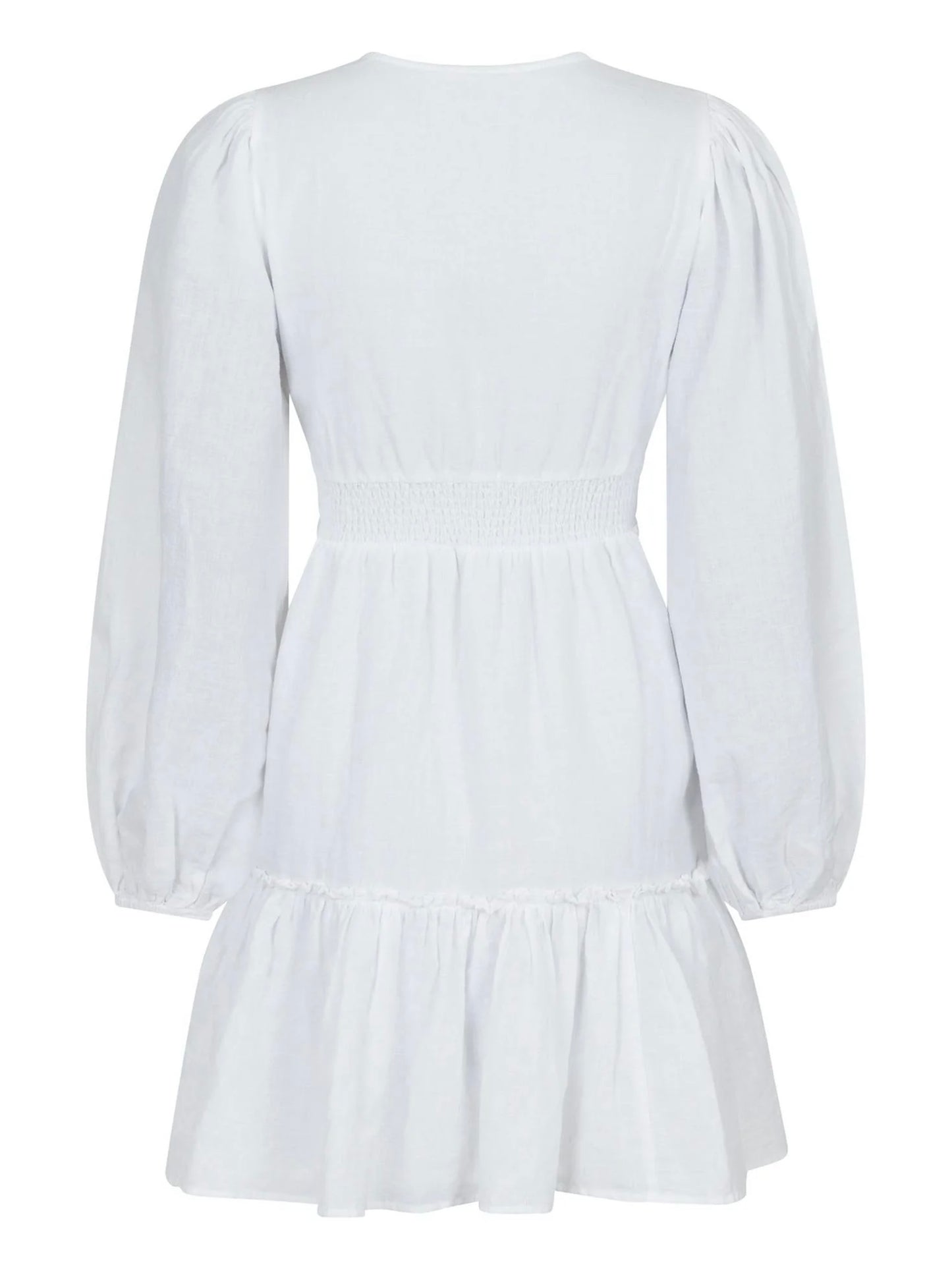 
                  
                    NEO NOIR RIHANA LINEN DRESS WHITE
                  
                