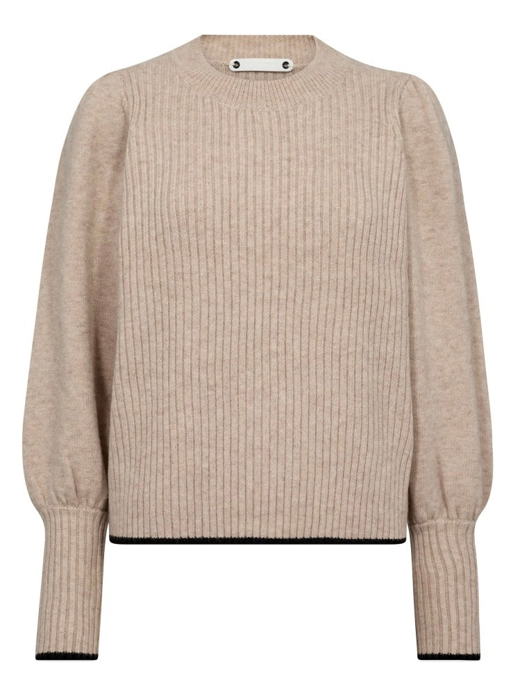 CO’COUTURE ROW O-PUFF KNIT OFF WHITE