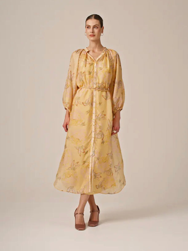 
                  
                    BY TIMO CUPRO SHIFT DRESS YELLOW ROSE
                  
                