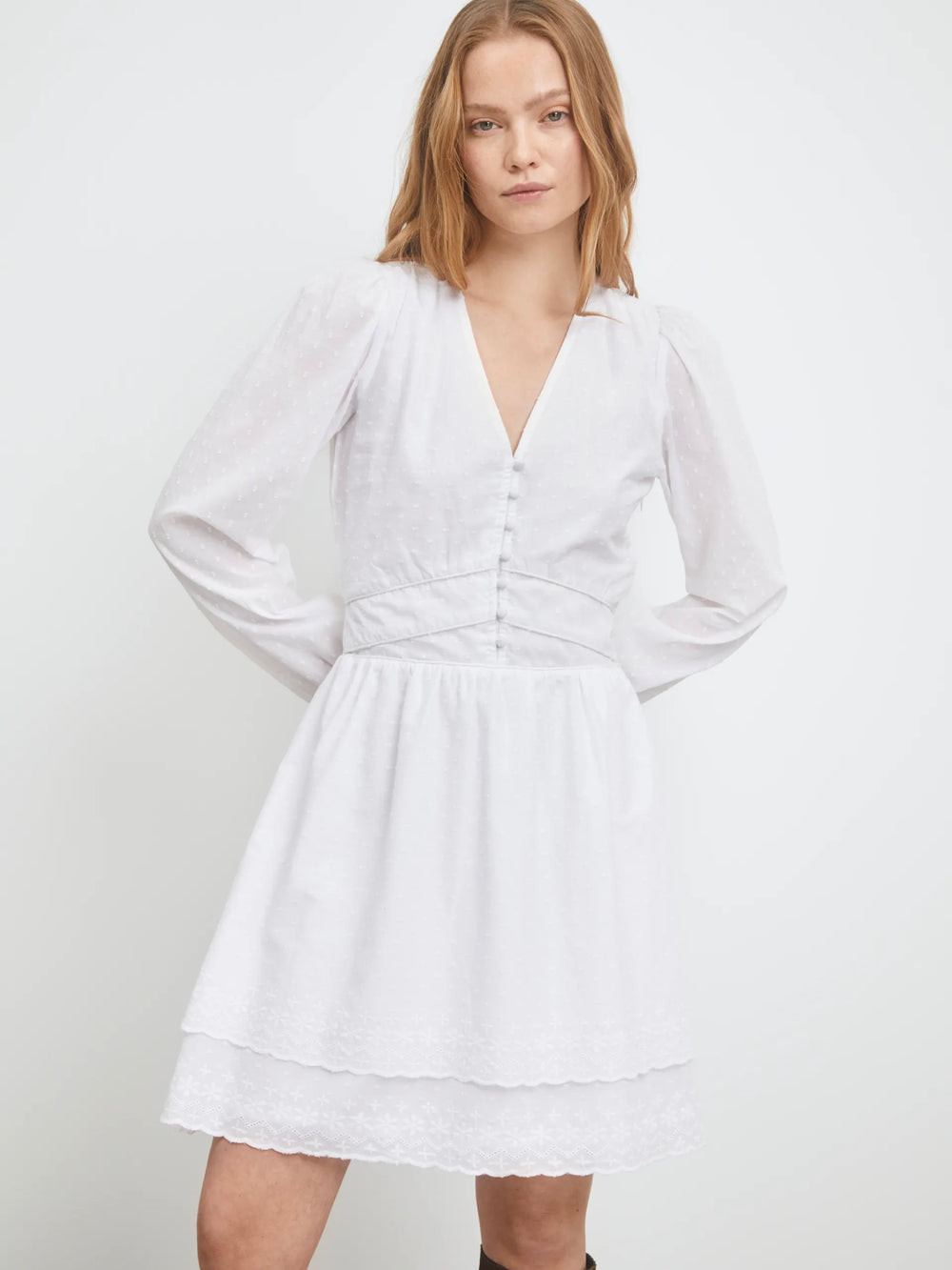 CAMILLA PIHL LEA DRESS WHITE