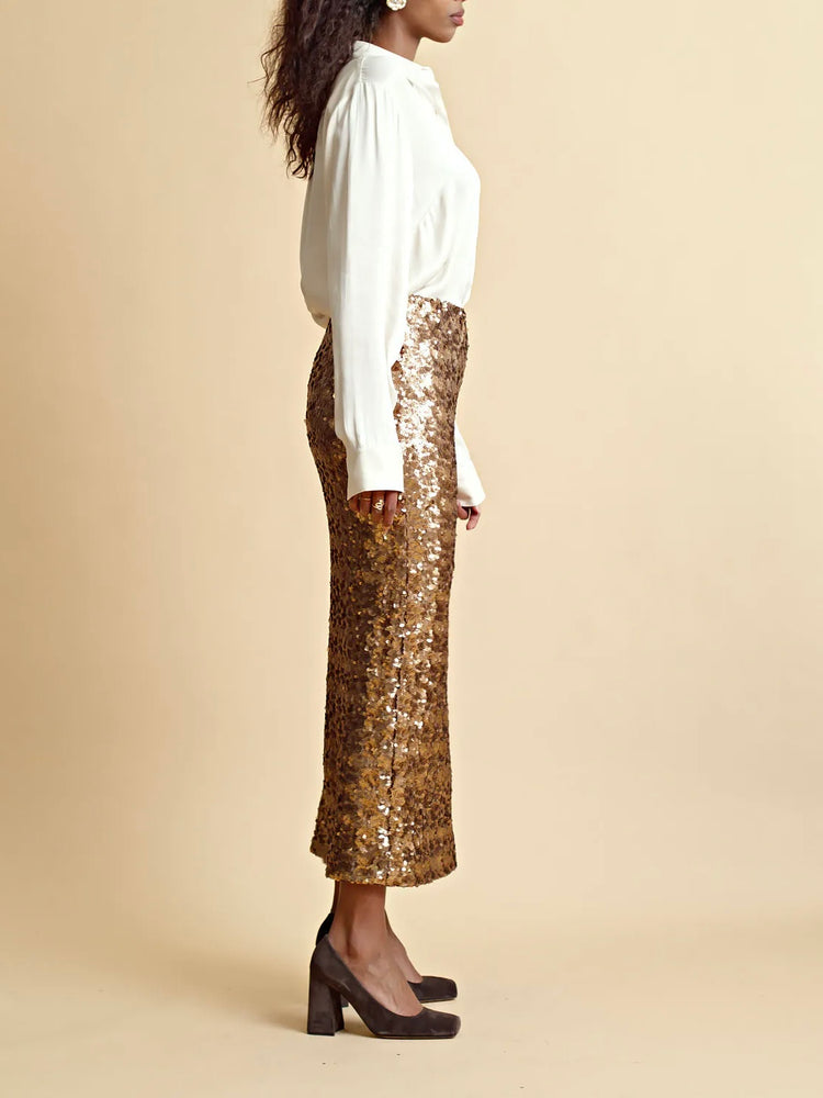 
                  
                    BY TIMO SEQUINS SKIRT GOLD
                  
                