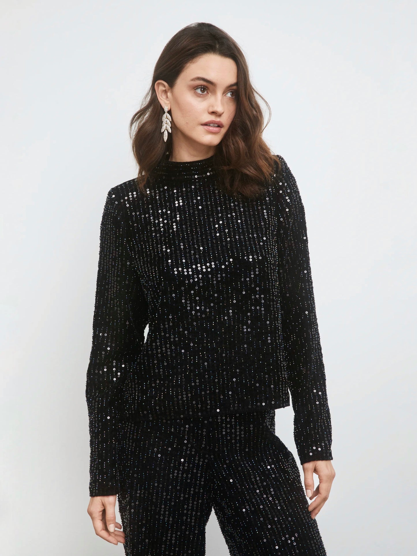 
                  
                    CAMILLA PIHL STUDIO SEQUIN TOP BLACK
                  
                