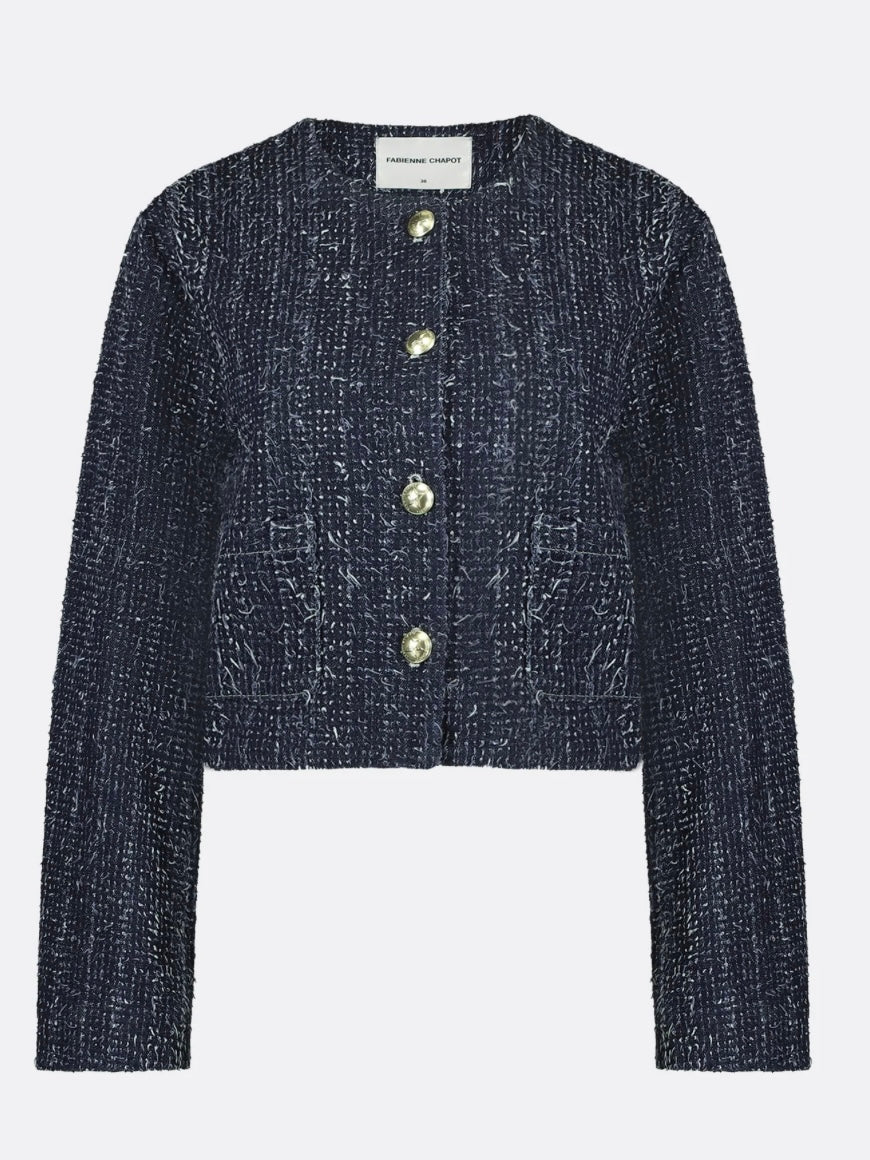 
                  
                    FABIENNE CHAPOT DAVIS DENIM BLAZER DARK INDIGO
                  
                