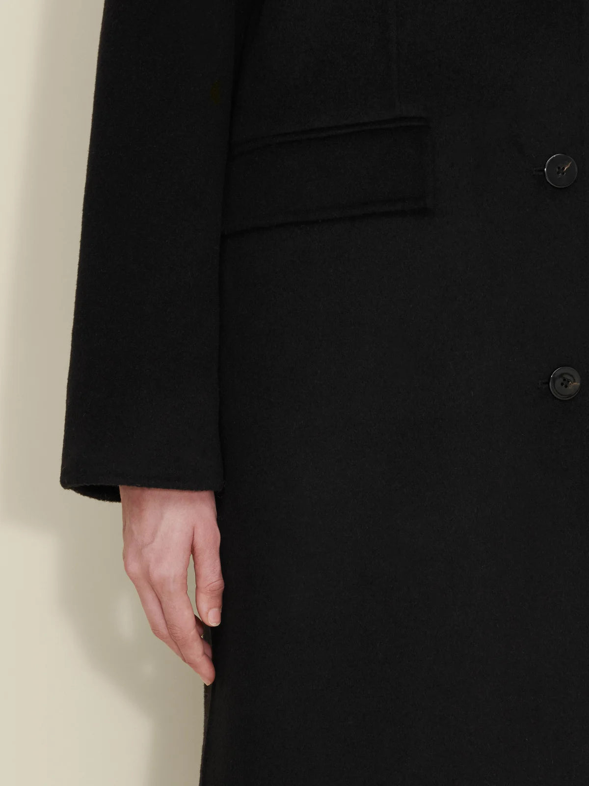 
                  
                    HOLZWEILER FELSA WOOL COAT BLACK
                  
                