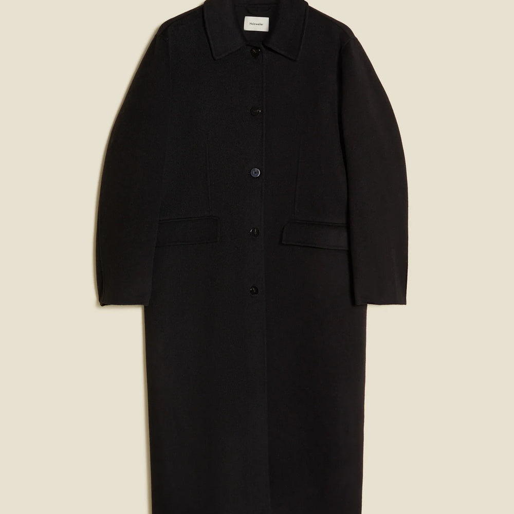 
                  
                    HOLZWEILER FELSA WOOL COAT BLACK
                  
                