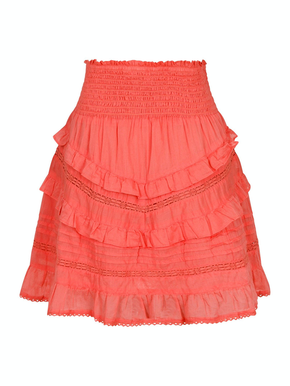 NEO NOIR DONNA S VOILE SKIRT CORAL