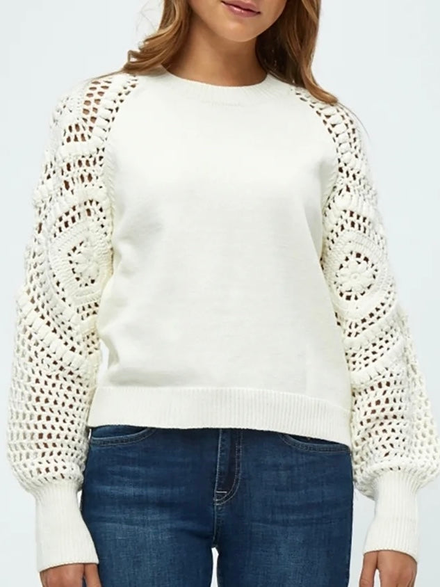 
                  
                    MINUS TALINA LONG SLEEVE KNIT PULLOVER OFFWHITE
                  
                