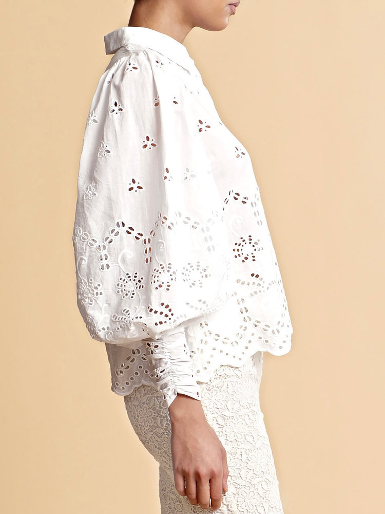 
                  
                    BY TIMO BRODERIE ANGLAISE SHIRT WHITE
                  
                